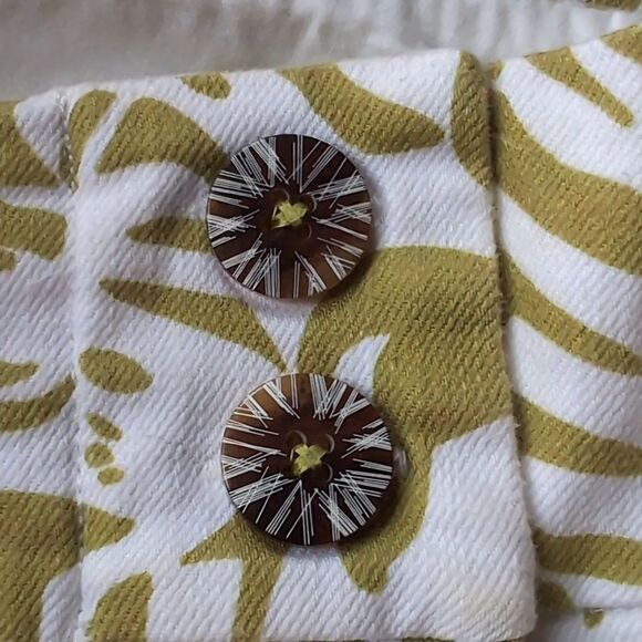 Maeve Summer Denim Cotton Daintree Pencil Skirt W Slit Size M Us 8 - Picture 9 of 12